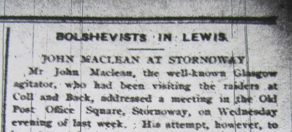 Bolshevists in Lewis